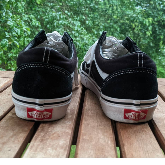 Vans Old Skool Core Classics Style 721356 Size 6.5M 8W Black and White - Picture 6 of 10